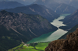 Clouds above Heiterwang village, Tirol, Austria