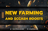 CrimeCash — New Farming and $CCASH Boosts
