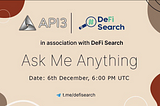 Defi-Search x API3 AMA