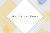 Whats the difference between SLIs, SLOs,SLAs…?