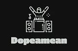 An icon created by Godaddy for Dopeamean and Everything Dope LLC as a bisuness Logo Icon.