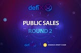 DEFIX PUBLIC SALES: ROUND 1 ENDED, ROUND 2 TO GO!!!