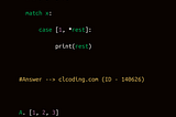 Python Coding Challenge — Question with Answer (ID -140626)