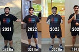 Three Years Later, 145 Pounds Down