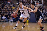 17 Sport team member Brianna Salvatore Dueck plays basketball whilst at UConn.