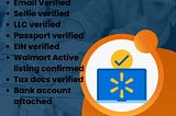 Best Site Buy Walmart Accounts for sell 2024