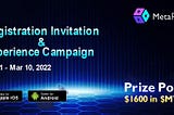 MetaPrimo Registration Invitation & Game Experience Campaign