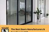 The Best Doors Manufacturers & Suppliers in UAE