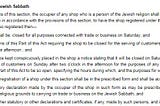 The strange case of the Shops Act 1950 and the Sunday Trading Act 1994