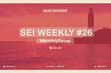 SEI Weekly #26 | Monthly Recap