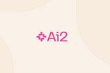 Ai2 logo on a cream background