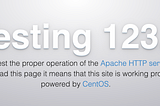 Set up Apache Web Server on AWS EC2 CentOS Server