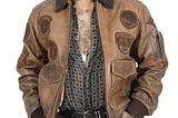 Jimmy Bomber Brown Leather Jacket