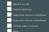 Python pandas: Quick Tips