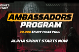 EOF Ambassadors program: 30,000 $FURY Prize Pool! Join Sprint #2.