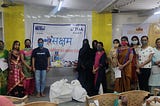 Entrepreneurship kits distributed among students from Tailoring and Beautician Course.