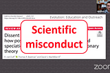 Committing Scientific Misconduct