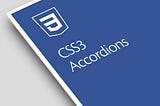 How to build CSS accordion?