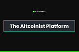 The Altcoinist Platform