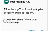 Send Android application data directly to browser with Android Accessory mode & WebUSB