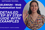 Selenium Tutorial for Absolute Beginners — Step by Step-Practical Guide to learn & Implement In…