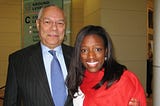 Outside, looking : My chance encounter with Colin Powell