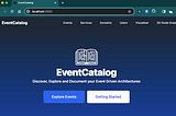 Static website for EventCatalog with S3