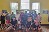 Members of Boxing Well in the gym. Source: facebook.com/BoxingWellNE