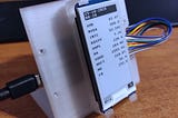 Stock ticker — front view