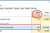 antimalware service executable high cpu