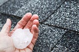 Roof Hail Damage in Eden Praire, MN