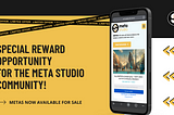 Special Reward Opportunity for MetaStudio Community