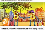 Bitcoin Miami conference brought to you by cointelegraph