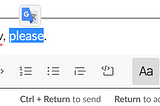 Use of Google Translate and Grammarly in Slack