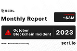 Blockchain Incident loss arising $3M in October 2023