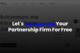 How to start a partnership firm for free? Ft. Aentor Finances.