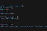 Implementing your first REST API with Express and Node.js