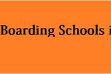 Which are the top 20 Boarding Schools in India?