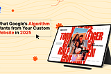 What Google’s Algorithm Wants from Your Website in 2025