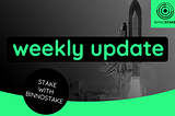 WEEKLY (VIDEO) UPDATE
