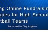 Top Online Fundraising Strategies for High School Basketball