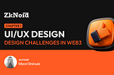 UI/UX Design: design challenges in web3