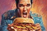 Elvis Presley Stole My Peanut Butter, Banana and Bacon Sandwich