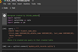 The pandas library with SQlite3 for data analysis /machine learning