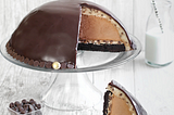 Chocolate Mousse Cookie Dough Bombe Cake Tutorial