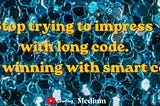 🚀 Small Code That Outsmarts Big Logic 🔥
