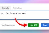 New — Airtable formula field with ChatGPT formula suggestions!