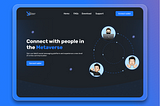 Hero section of Landing page