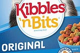 Kibbles ‘n Bits dog food packaging