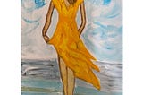 Girl in the yellow dress